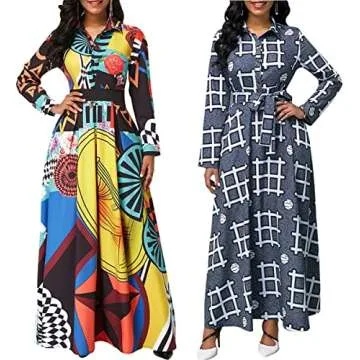 Shop MsavigVice Floral Print Maxi Dress - Elegant and Casual