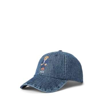 Ralph Lauren Polo Bear Denim Ball Cap - Stylish Everyday Wear