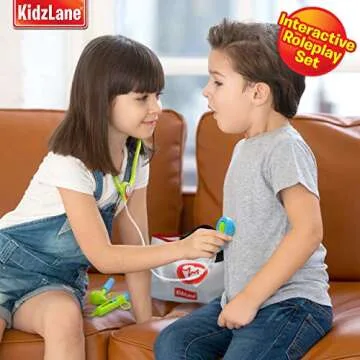Kidzlane Doctor Kit for Toddlers 3-5 with Stethoscope