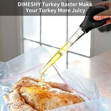 Turkey Baster Set with Cleaning Brush & Inject Needle