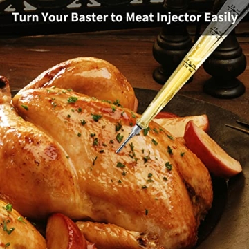 Turkey Baster Set with Cleaning Brush & Inject Needle