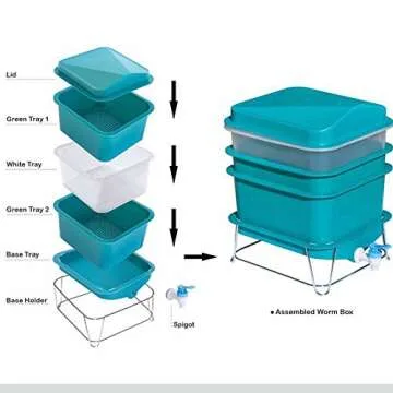 4-Tray Worm Compost Kit