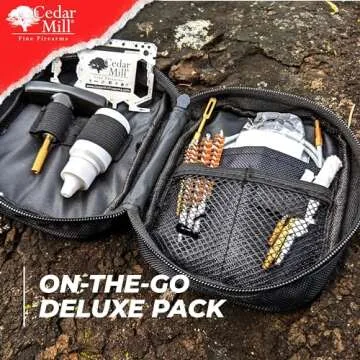 CableSnake Rifle Cleaning Kit Bore Snake 5.56/.223 Cleaner for Rifle, Handgun, Pistol, and Revolver w/Brushes, Patches, Flex Rod + Tools Accessories, and Gun Supplies Maintenance for Range Equipment