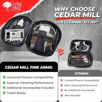 CableSnake Rifle Cleaning Kit Bore Snake 5.56/.223 Cleaner for Rifle, Handgun, Pistol, and Revolver w/Brushes, Patches, Flex Rod + Tools Accessories, and Gun Supplies Maintenance for Range Equipment