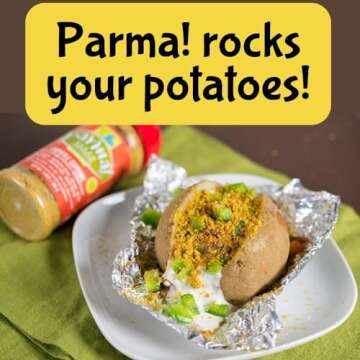 Parma! Plant-Based Parmesan Cheese | Vegan Shredded Parmesan | Cheese Alternative | Lactose Free Seasoning | Grated | Superfood | Keto | Gluten-Free | (Chipotle Cayenne, 7 ounce)