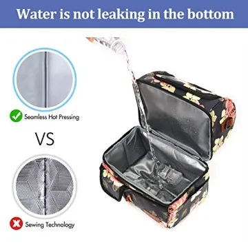 Stylish LOKASS Lunch Bag Double Deck Insulated Cooler