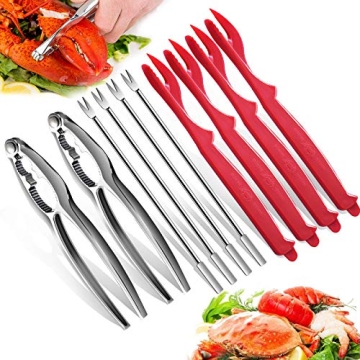 10PCS Crab Nut Crackers and Seafood Tools Set - Premium Functionality & Durability