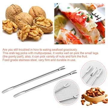 10PCS Seafood Tools Set - Crab Crackers and Forks