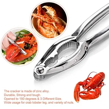 10PCS Seafood Tools Set - Crab Crackers and Forks