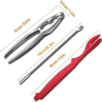 10PCS Seafood Tools Set - Crab Crackers and Forks