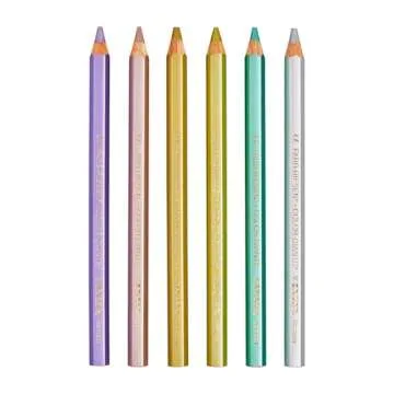 Lyra Color-Giants Pencils, Assorted Metallic Colors, Set of 6