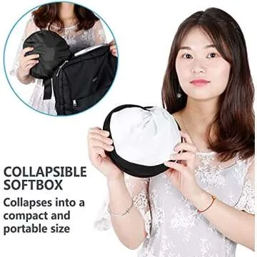 Neewer LED Light Panel Softbox for 660/530/480 LED Light - Outer 16.3'' x 6.5'', Inner 9.8'' x 8.7'', Foldable Light Diffuser with Strap Attachment and Bag for Photo Studio Portrait Video Shooting