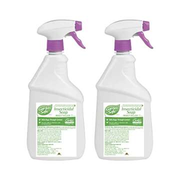 Garden Safe Brand Insecticidal Soap Insect Killer 32 Ounces, Ready-To-Use, For Organic Gardening, 2 ...