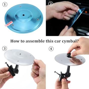 Homelavie Car Crash Cymbal Air Vent for Musicians and Drivers