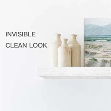 QEEIG Floating Shelves for Wall Bathroom Shelf Bedroom Kitchen Living Room Farmhouse Small Book Shelf 16 inch Set of 3, White (015-W3)