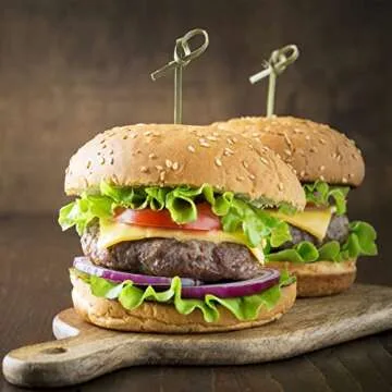 200PCS Bamboo Cocktail Picks - Eco-Friendly Appetizer Sticks