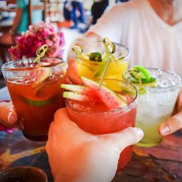 200PCS Bamboo Cocktail Picks - Eco-Friendly Appetizer Sticks