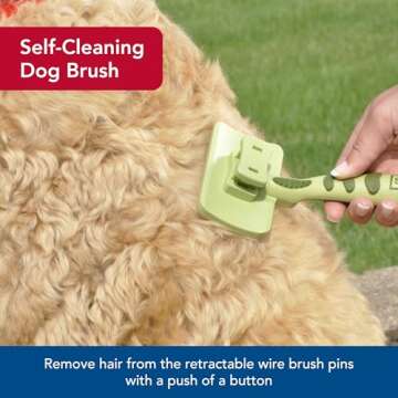 Coastal Pet Safari Self-Cleaning Dog Grooming Brush