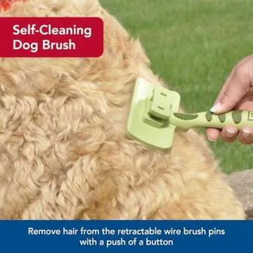 Coastal Pet Safari Self-Cleaning Dog Grooming Brush