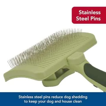 Coastal Pet Safari Self-Cleaning Dog Grooming Brush
