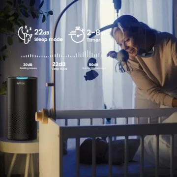 Afloia Air Purifier for Home Up to 1076 Ft² with 7 Colors