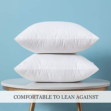 MIULEE Decorative Pillow Inserts for Comfort & Style