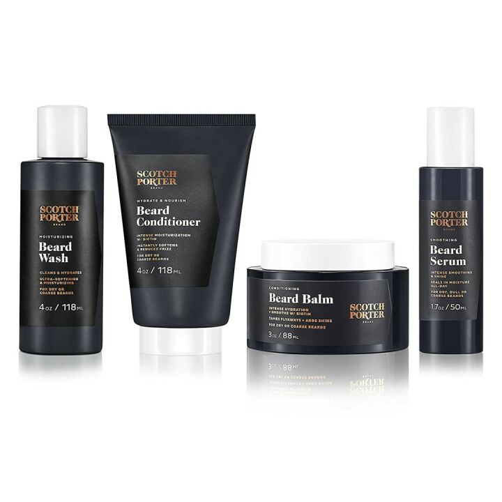 Scotch Porter Vegan Beard Kit for Groomed Facial Hair