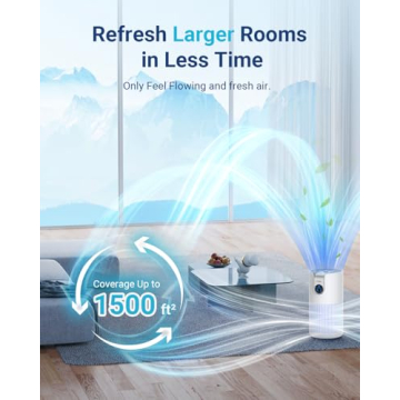 Top MOOKA M03 HEPA Air Purifier for Large Rooms