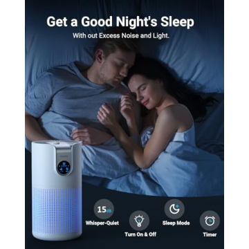 Top MOOKA M03 HEPA Air Purifier for Large Rooms