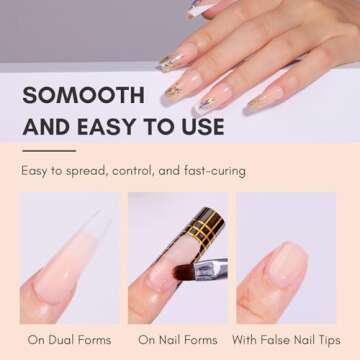 Makartt Poly Nail Gel - 50ML Nude Nature Day-dream Extension