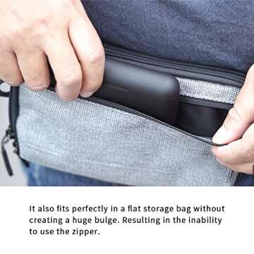 MAXCAM Power Triple Battery Charger for GoPro HERO12/HERO11/HERO10/HERO9 Enduro Battery Black