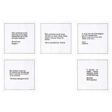 Five Star Organic Cotton Bar Napkins for Elegant Events