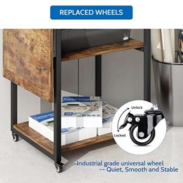 PUNCIA Movable Heat Press Table for DIY Sublimation