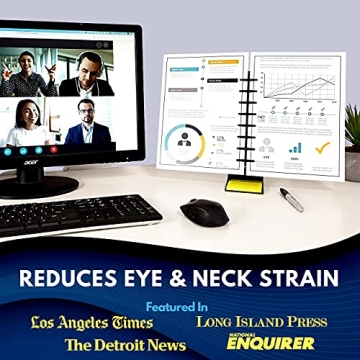 Dual Document Holder for Typing - Note Tower Pro