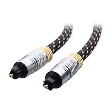 Cable Matters Premium Toslink Optical Audio Cable 6ft for Superior Audio Performance
