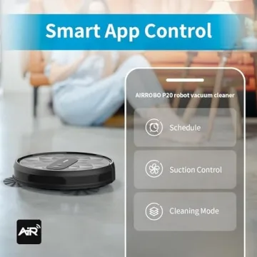 AIRROBO Robot Vacuum 2800Pa Suction App Control Self-Charging
