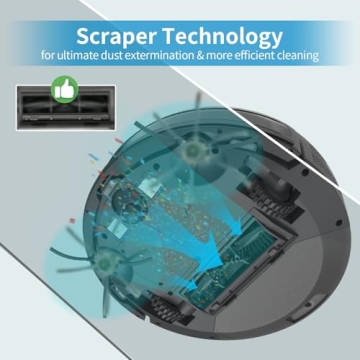 AIRROBO Robot Vacuum 2800Pa Suction App Control Self-Charging