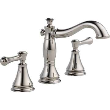 Delta Cassidy Widespread Faucet with Metal Drain Assembly