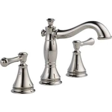 Delta Cassidy Widespread Faucet with Metal Drain Assembly