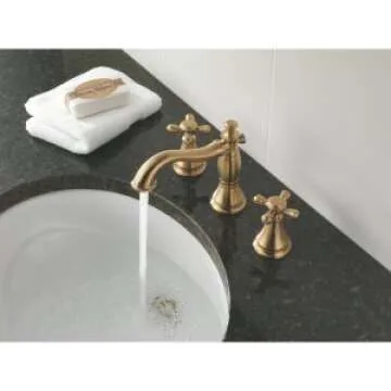 Delta Cassidy Widespread Faucet with Metal Drain Assembly