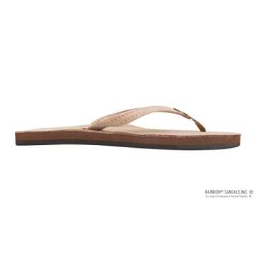 Rainbow Sandals Women's Narrow Strap Sierra Brown Comfort