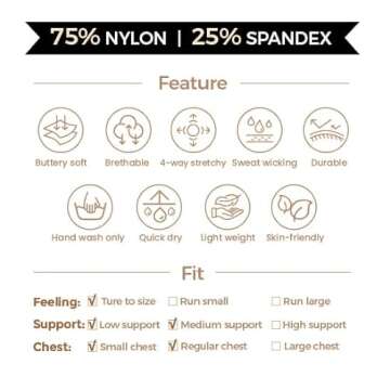 Aoxjox Asymmetric Sports Bra for Stylish Fitness Wear