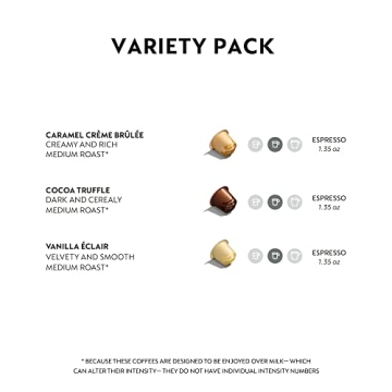 Nespresso OriginalLine Capsules 30 Count Flavored Espresso Pods