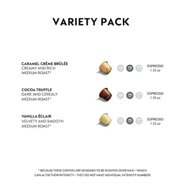 Nespresso OriginalLine Capsules 30 Count Flavored Espresso Pods