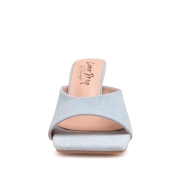 Women’s Denim Knot Heels - Privileged Ubah Sandals