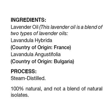 Majestic Pure Organic Lavender Essential Oil - 100% Pure Lavender Oil for Aromatherapy, Massage & To...