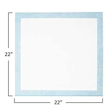 BV Puppy Pads Leak-Proof 50 Count 22"x 22" | Pee Pads for Dogs Quick Absorb 6-Layer- Dog Pee Pads- Dog Pads 50 Pack- Potty Pads for Dogs- Puppy Pee Pads, Pee Pad Training Pads for Dogs, Pet Pee Pads