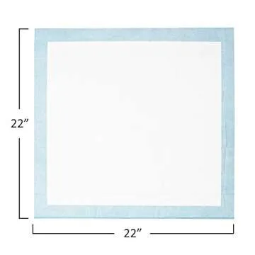 BV Puppy Pads Leak-Proof 50 Count 22"x 22" | Pee Pads for Dogs Quick Absorb 6-Layer- Dog Pee Pads- Dog Pads 50 Pack- Potty Pads for Dogs- Puppy Pee Pads, Pee Pad Training Pads for Dogs, Pet Pee Pads