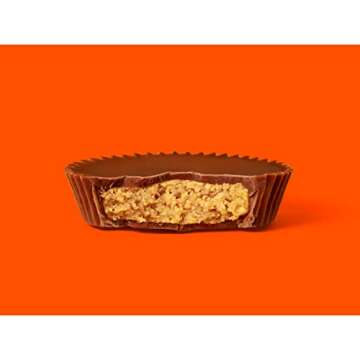 REESE'S Milk Chocolate Snack Size Peanut Butter Cups, Candy Jumbo Bag, 19.5 oz