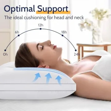 ROUMEA King Size Pillows, Luxury Set of 2 for All Sleepers